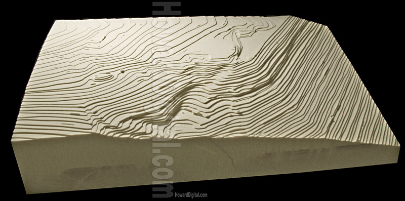 Model Contours - Scott Road Contour Model - Atlanta, Georgia, GA