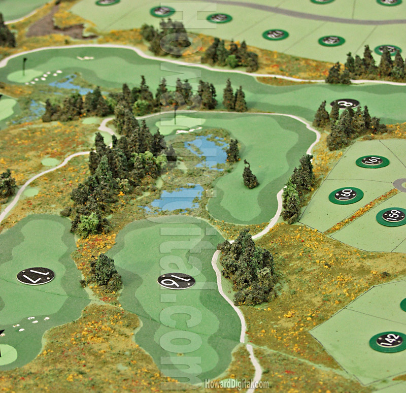 Golf Course Models - The Club at Black Rock Golf Course Model - Coeur d'Alene, Idaho, ID Model-11