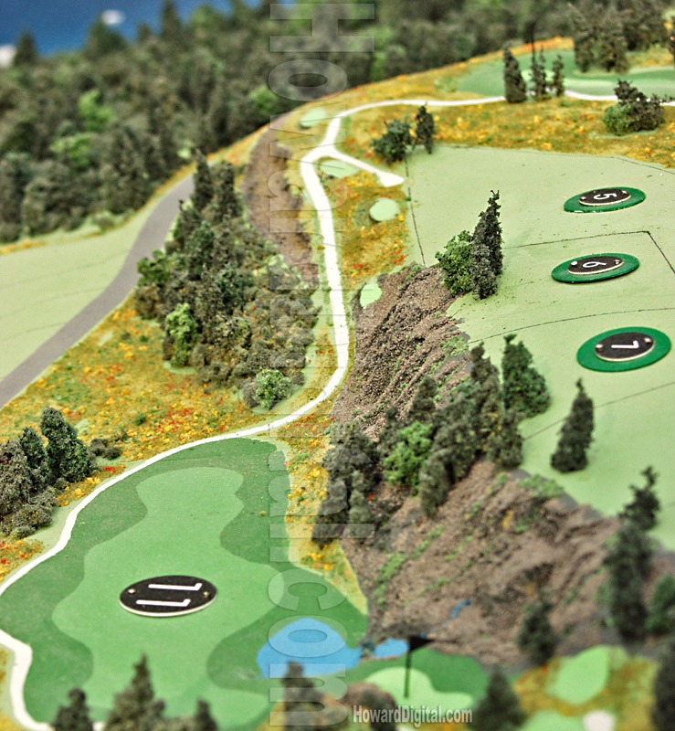 Golf Course Models - The Club at Black Rock Golf Course Model - Coeur d'Alene, Idaho, ID Model-06