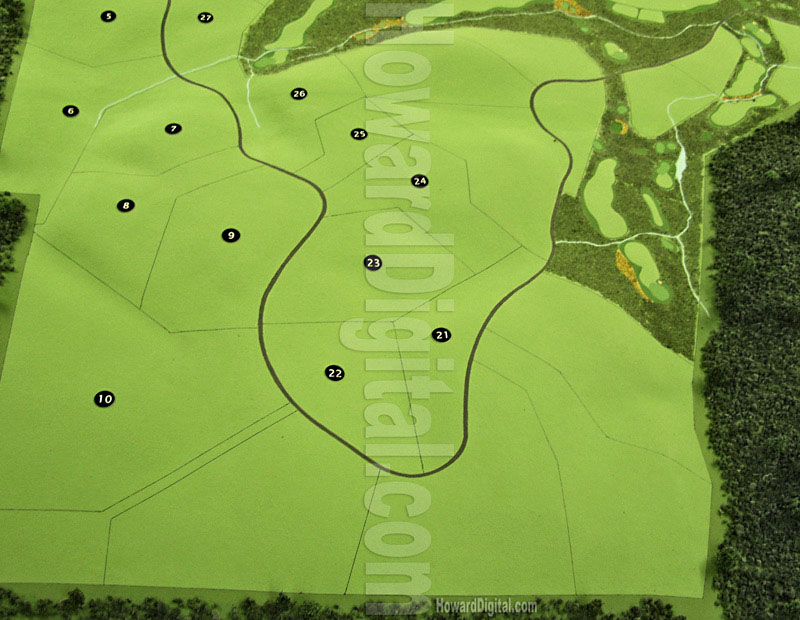 Golf Course Models - Boot Ranch Golf Course Model - Fredericksburg, Texas, TX Model-06