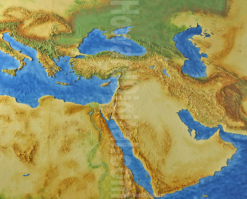 Landform Model - African Model - Africa