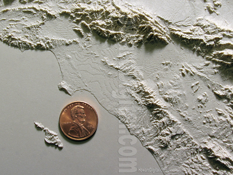 Landform Models - California Model - California