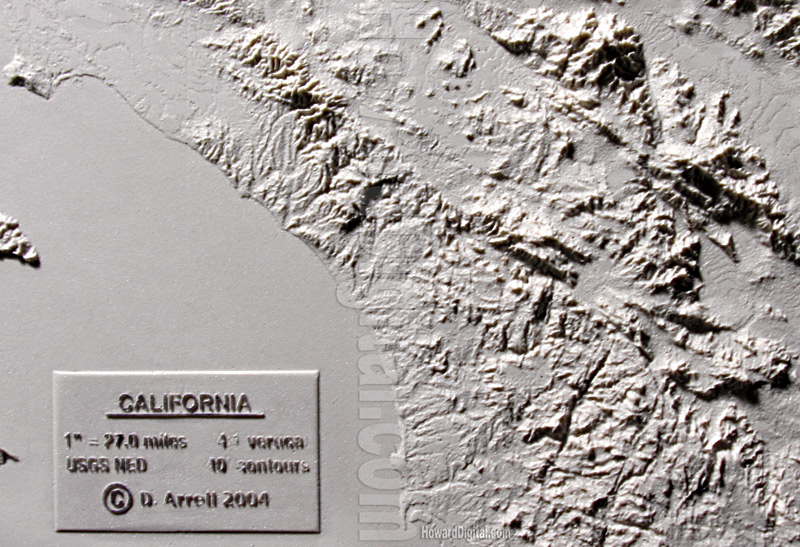 Landform Models - California Model - California