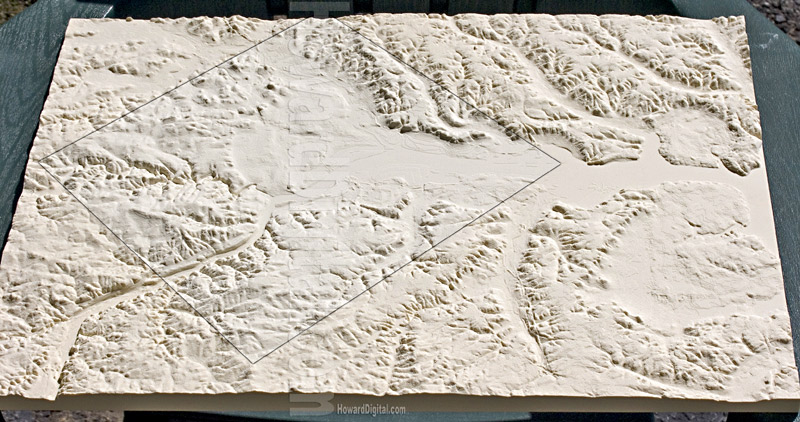 Landform Models - The Defenses of Washington Landform Model - The Defenses of Washington