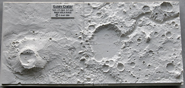 Relief Map - Gusev Crater Relief Map - Mars