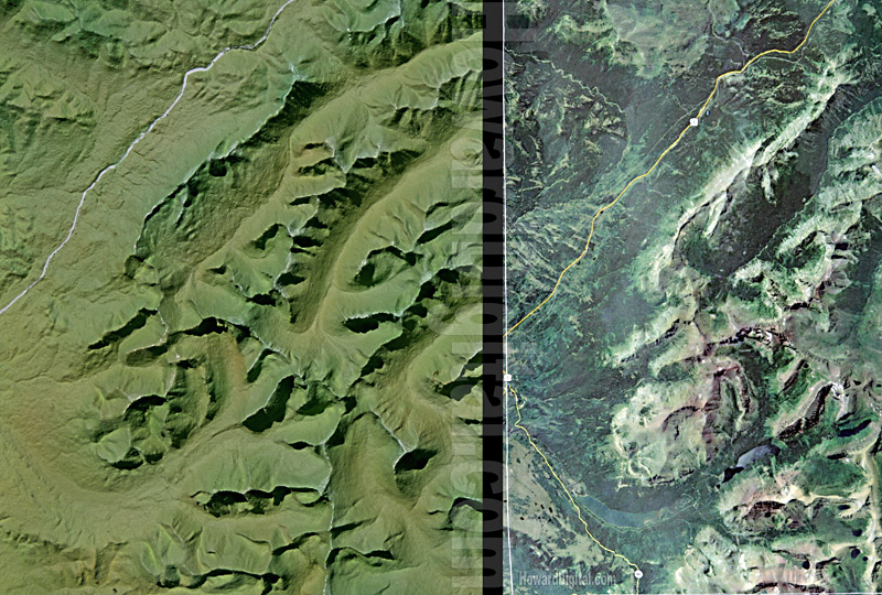 Raised Relief Maps - Montana Crash Site Model - Montana