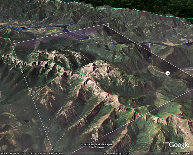 Montana Landform - Landform Models - Rock Creek, Montana, MT