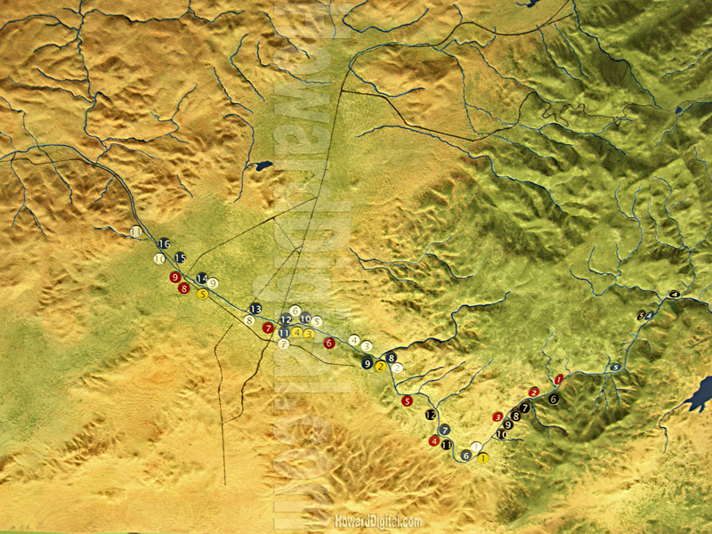 Landform Models - Truckee River Model - Truckee, Nevada, NV