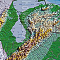 Venezuela Area Map