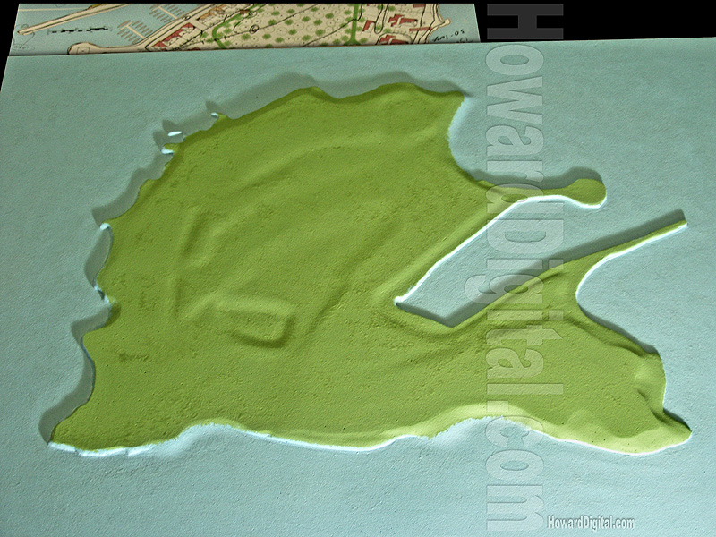 Model of Little Harbour Bahama Islands 