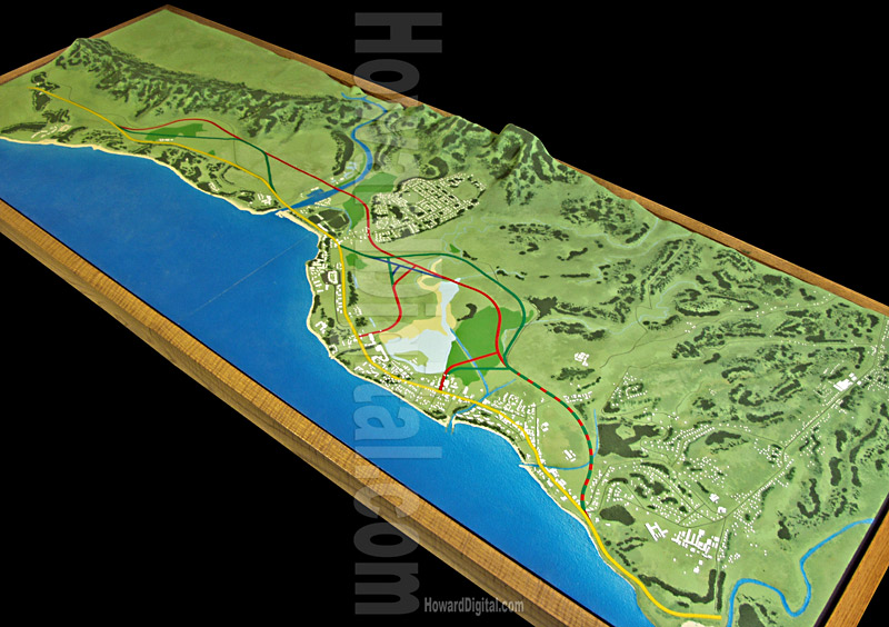 Relief Maps - Hawaii Highway Model - Hawaii Highway