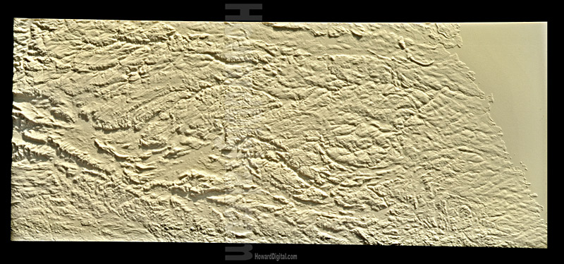 Relief Maps - Housatonic Watershed Model - Housatonic Watershed Model-09