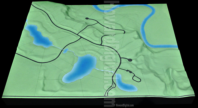 River Ranch Topo - River Ranch Site Model - Mc Call, Idaho, ID