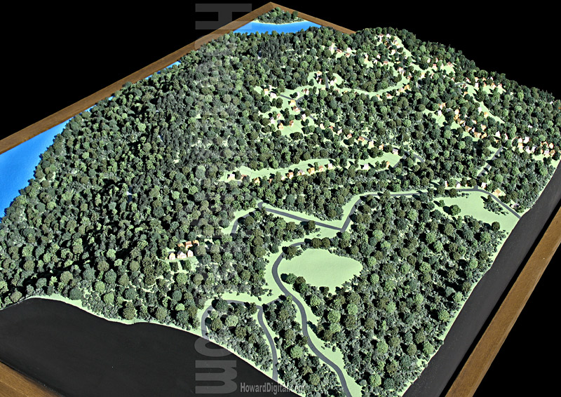 State Park Model - Site Models - Roaring River State Park Site Model - Cassville, Missouri, MO