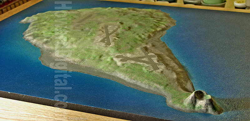 Iwo Jima Terrain Model