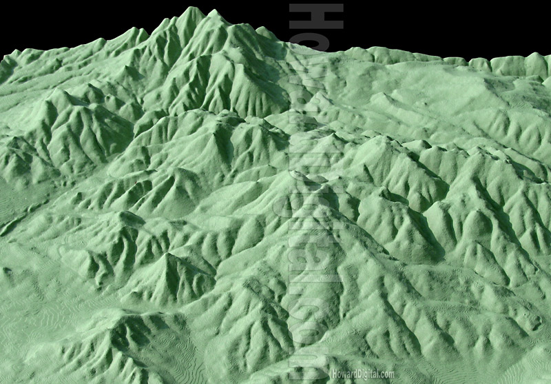 Idaho Topo Model - Idaho Topo Topographic Model