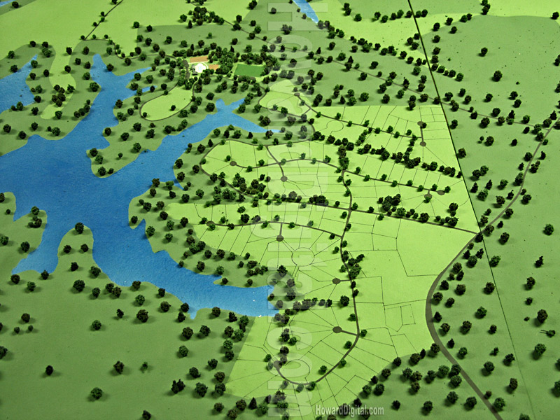 Topography Models - The Farms Topography Model - Charlotte, North Carolina, NC Model-04