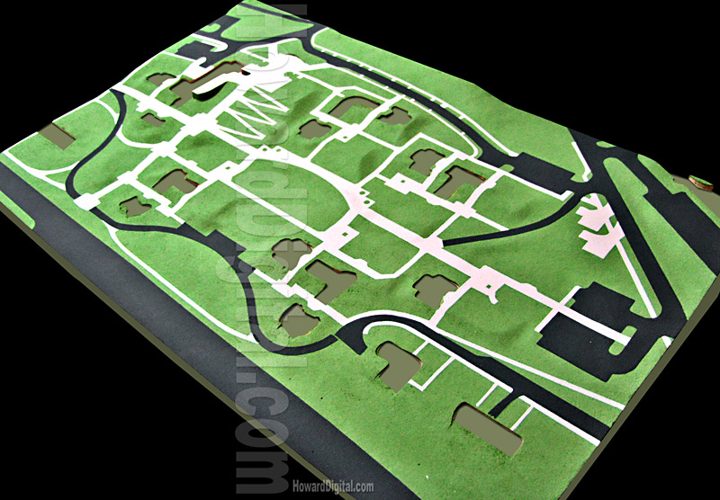 Topography Models - Eastview Terrace Topography Model - State College, Pennsylvania, PA Model-03