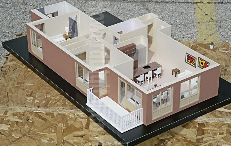 Howard Architectural Greystone Models Westwood Terrace Architectural Model