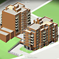 Westwood Terrace Model - Howard Architectural Models