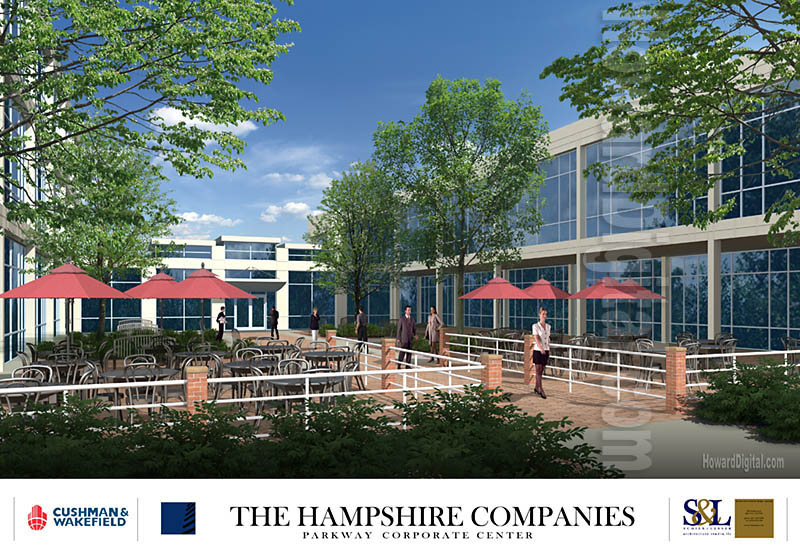 Architectural Illustration - Parkway Corporate Center - Glen Rock New Jersey NJ