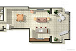 House Illustrations Beach Villas Floor Plans Illustration 2