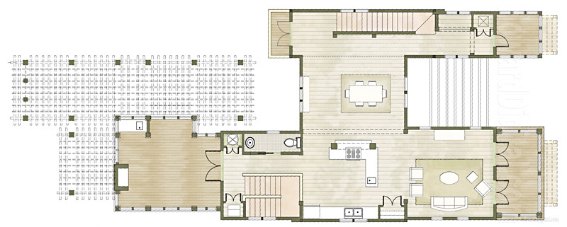 DAG Nature Walk Home Plan Rendering