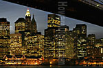 under the Brooklyn Bridge view