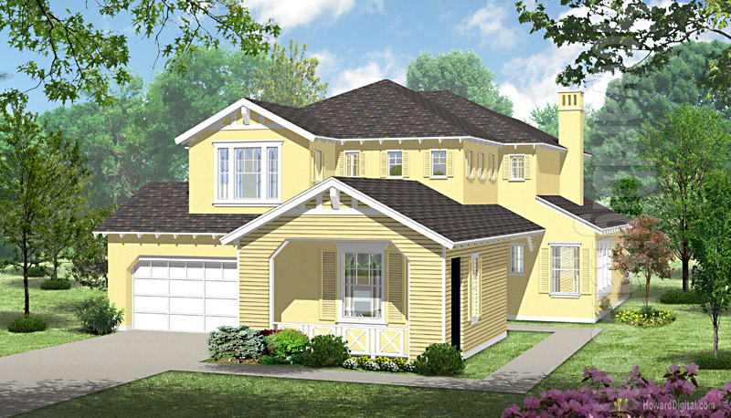 House Illustration Net-Finity - Centex home series