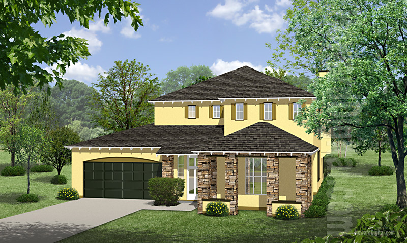 House Illustration Net-Finity - Centex home series