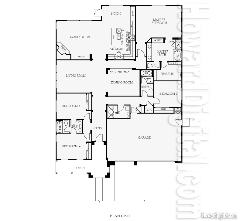 Home Rendering Net-Finity - Centex home series