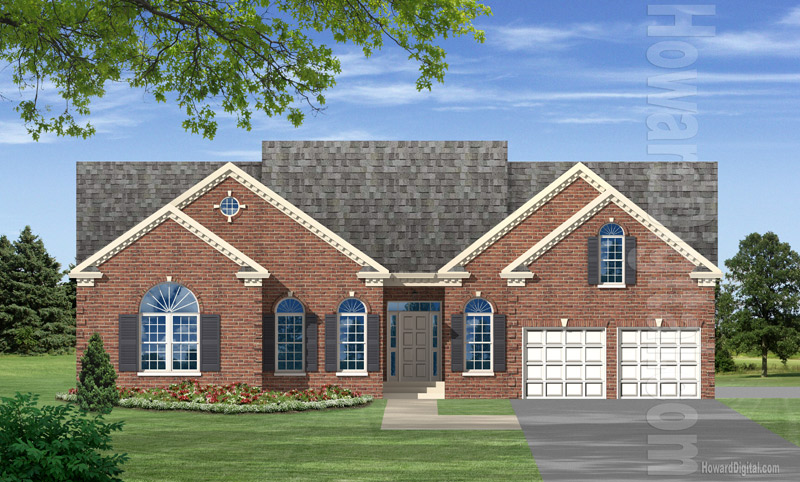 Home Rendering Classic Home