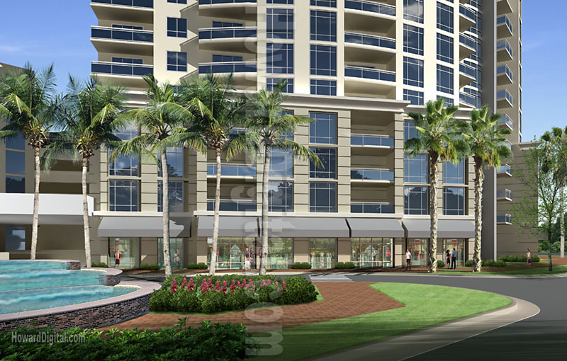 Architectural Rendering - Allure Las Vegas Condo, Resort - Las Vegas, Nevada NV